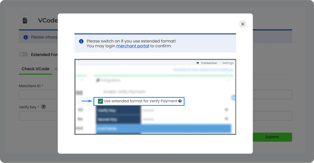 Modal with Guidance